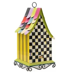 MacKenzie-Childs Courtly Cottage Birdhouse< Spring|Outdoor