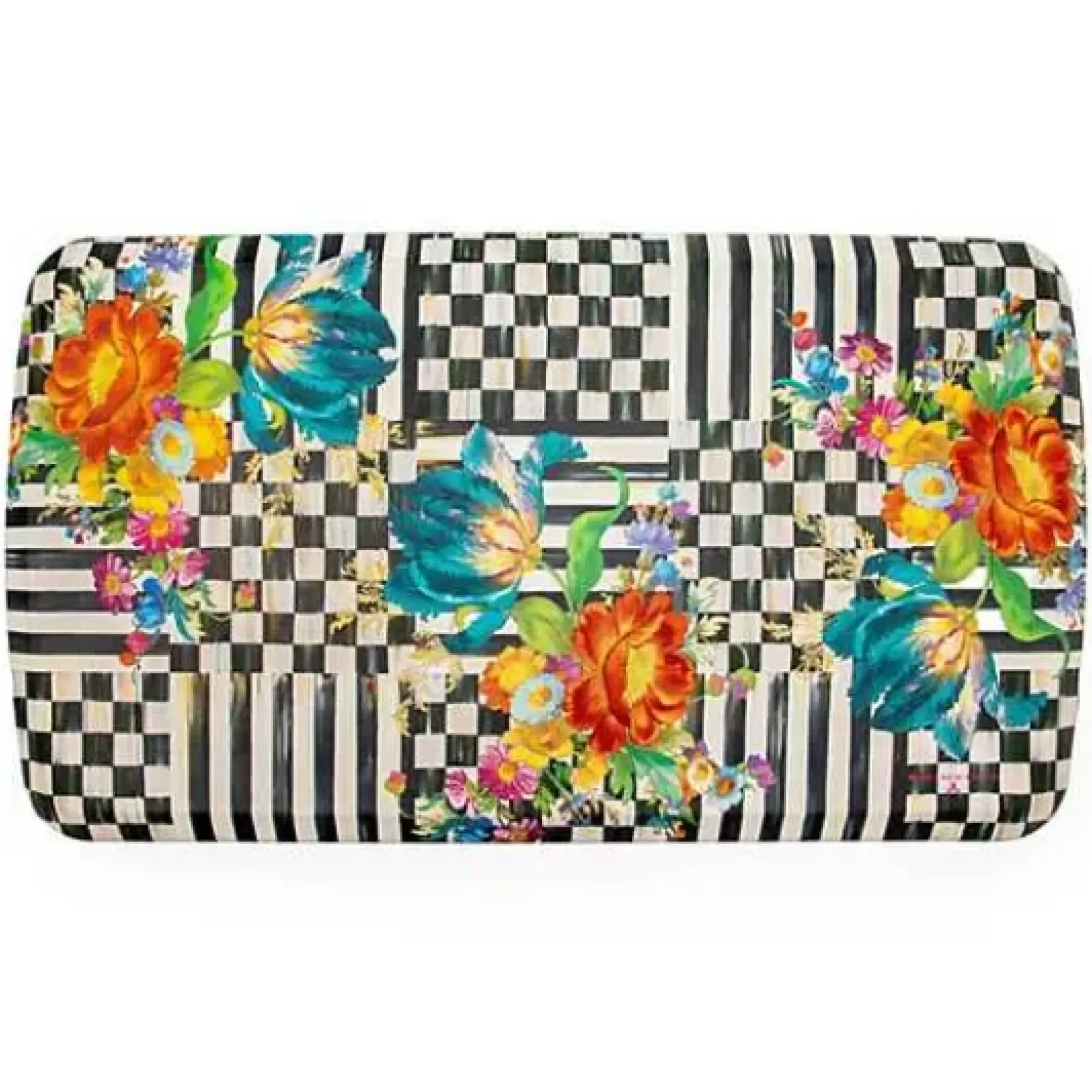MacKenzie-Childs Courtly Flower Market 20 x 36 GelPro Comfort Mat< Rugs