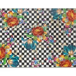 MacKenzie-Childs Courtly Flower Market Cork Back Placemats, Set of 4< Table Accessories|Kitchen & Table Linens