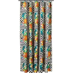 MacKenzie-Childs Courtly Flower Market Shower Curtain< Bath & Bath Accessories