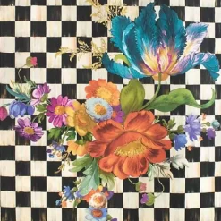 MacKenzie-Childs Courtly Flower Market Wallpaper< Finishing Touches|Room Accents