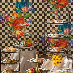 MacKenzie-Childs Courtly Flower Market Wallpaper< Finishing Touches|Room Accents