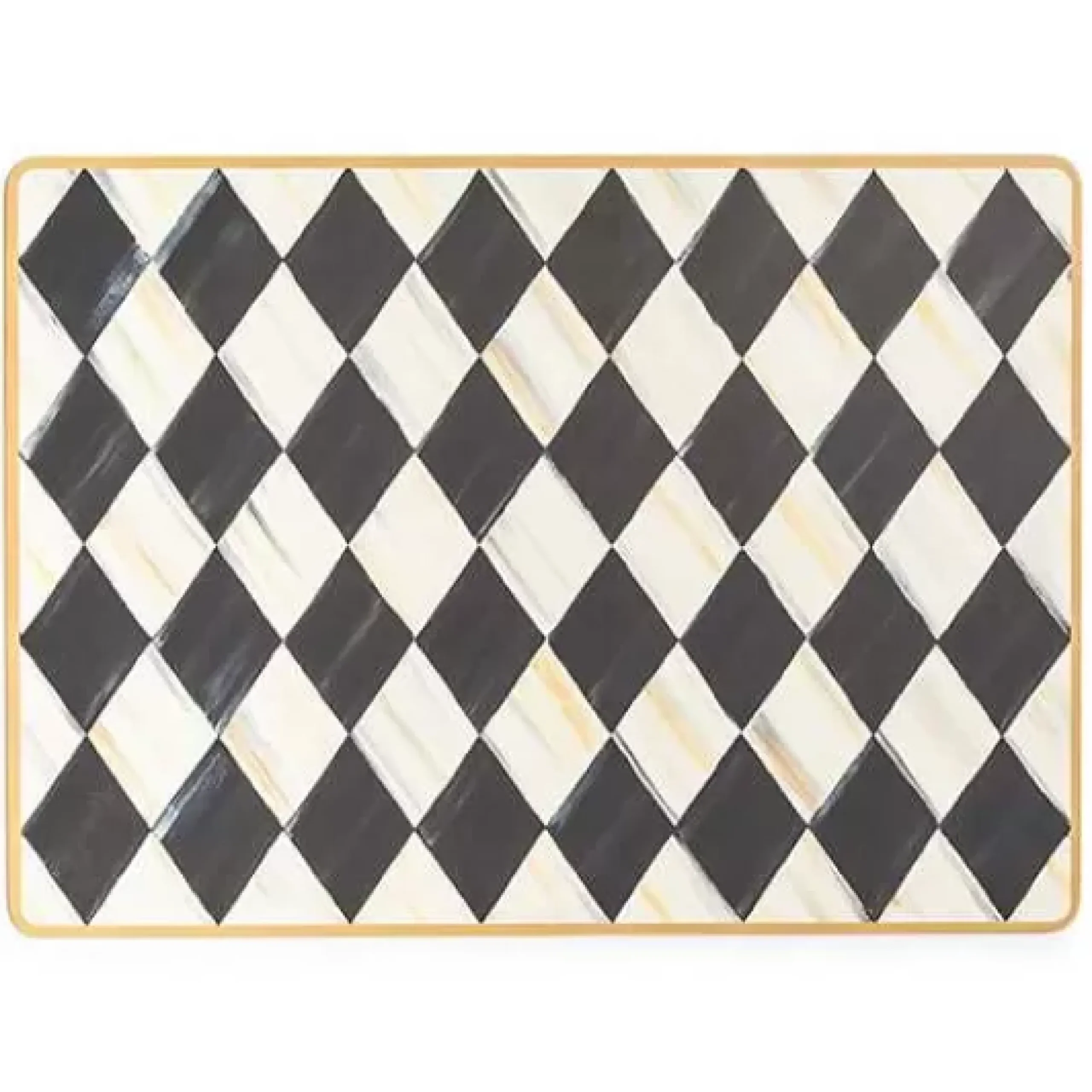 MacKenzie-Childs Courtly Harlequin Cork Back Placemats, Set of 4< Table Accessories|Kitchen & Table Linens