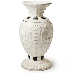 MacKenzie-Childs Courtly Large Ceramic Vase< Room Accents