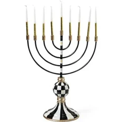 MacKenzie-Childs Courtly Menorah< Holiday|Room Accents