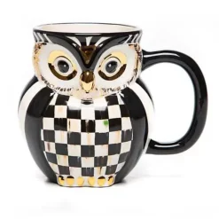 MacKenzie-Childs Courtly Owl Mug< The Fall Shop|The Coffee Shop