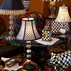 MacKenzie-Childs Courtly Palazzo Candlestick Lamp< Room Accents|Lighting