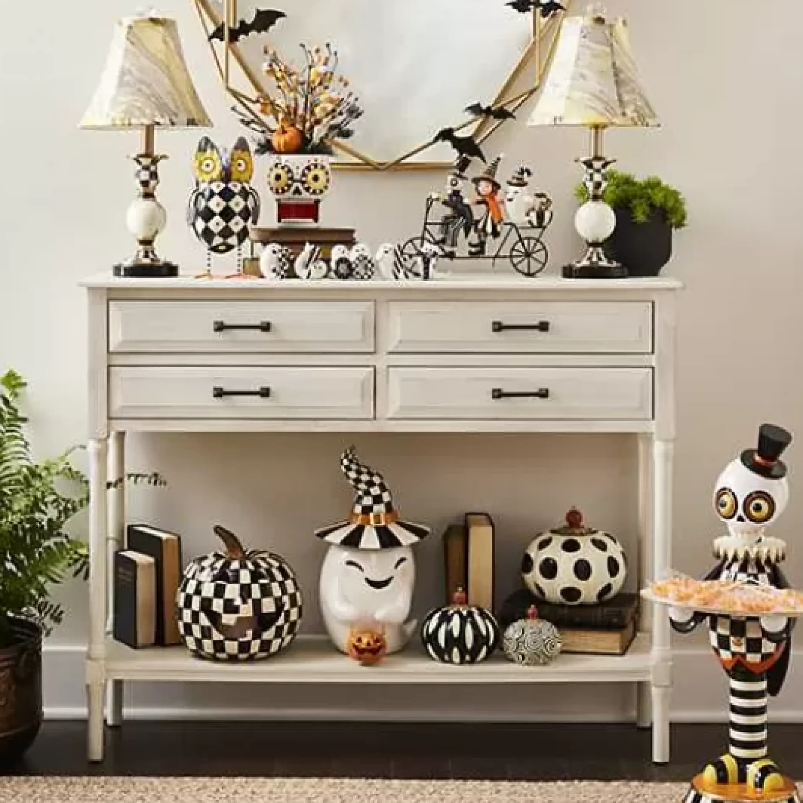 MacKenzie-Childs Courtly Palazzo Candlestick Lamp< Room Accents|Lighting