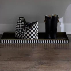 MacKenzie-Childs Courtly Stripe Boot Tray< Room Accents