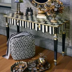 MacKenzie-Childs Courtly Stripe Console Table< Storage Furniture|Entryway Furniture