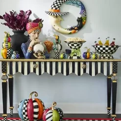 MacKenzie-Childs Courtly Stripe Console Table< Storage Furniture|Entryway Furniture