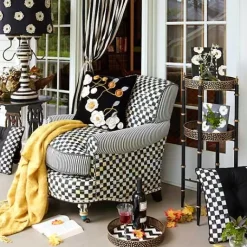 MacKenzie-Childs Courtly Stripe Curtain Panel< Room Accents