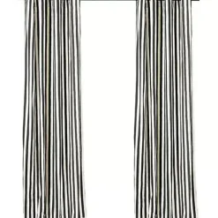 MacKenzie-Childs Courtly Stripe Grommet Top Curtain Panel< Room Accents
