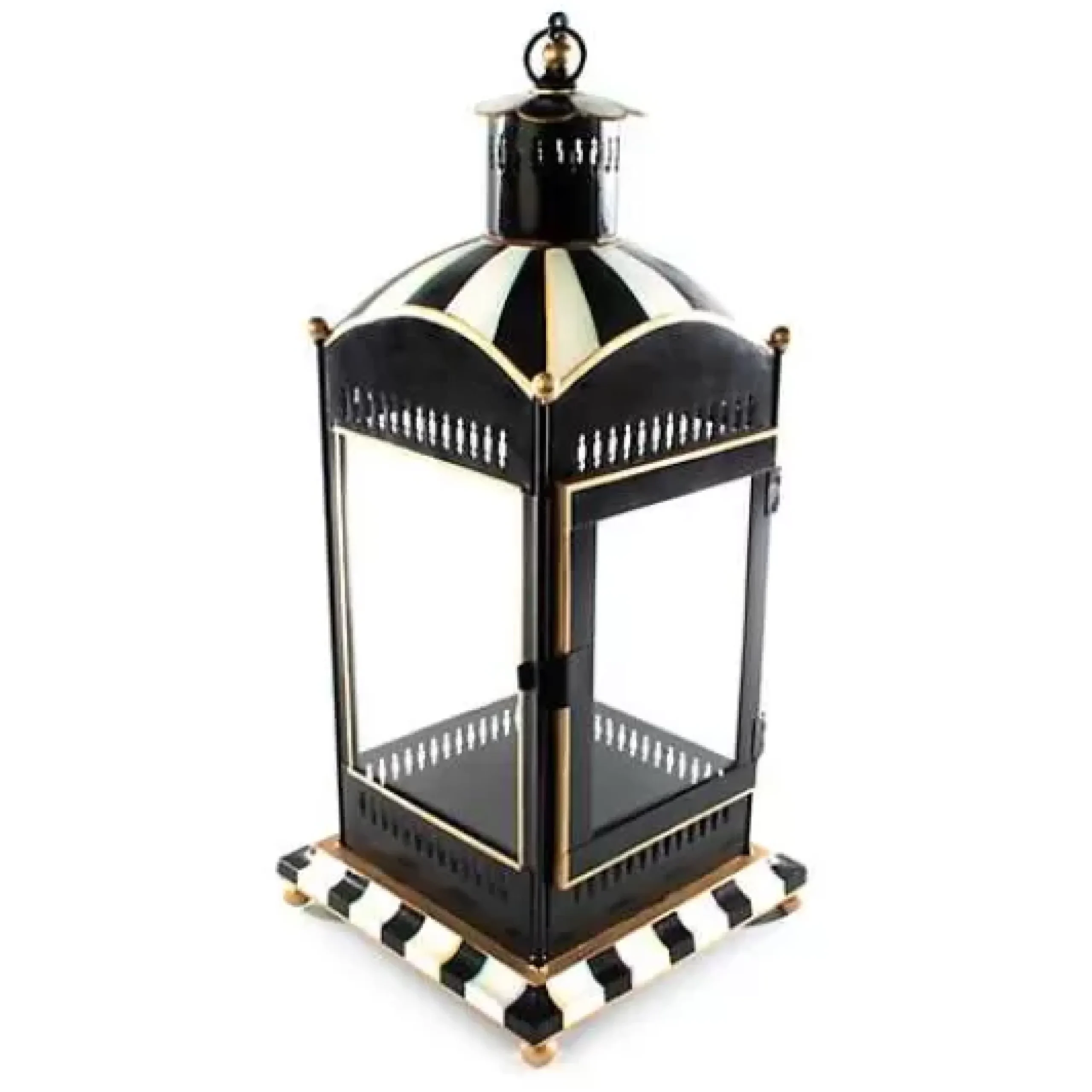 MacKenzie-Childs Courtly Stripe Large Candle Lantern< Spring|The Fall Shop