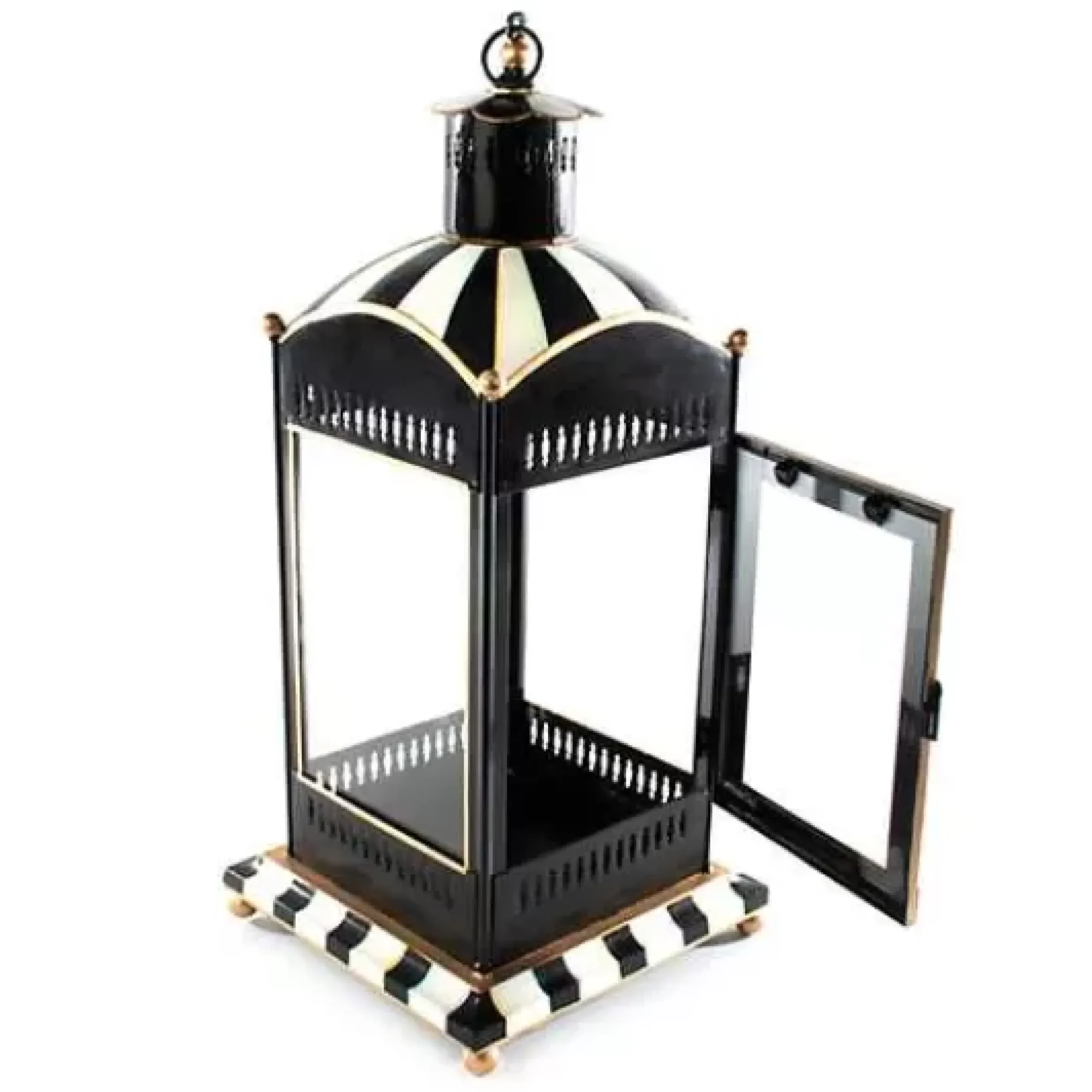 MacKenzie-Childs Courtly Stripe Large Candle Lantern< Spring|The Fall Shop