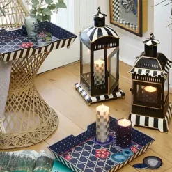MacKenzie-Childs Courtly Stripe Large Candle Lantern< Spring|The Fall Shop