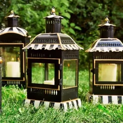 MacKenzie-Childs Courtly Stripe Small Candle Lantern< Spring|The Fall Shop
