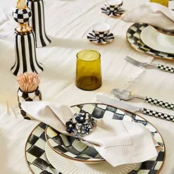 MacKenzie-Childs Courtly Teacup Salt  Pepper Set< Table Accessories|Serveware