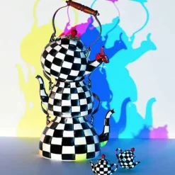 MacKenzie-Childs Courtly Teapot Salt  Pepper Set< Table Accessories
