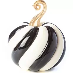 MacKenzie-Childs Courtly Twist Small Pumpkin< Pumpkins|The Halloween Shop