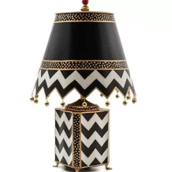 MacKenzie-Childs Courtly Zig Zag Table Lamp< Lighting