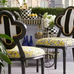 MacKenzie-Childs Courtyard Bar Cart< Outdoor|Bar Entertaining