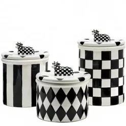 MacKenzie-Childs Cow Creamery Canisters, Set of 3< Kitchen Storage & Organization