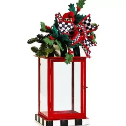 MacKenzie-Childs Cozy Christmas Lantern Arrangement< Room Accents