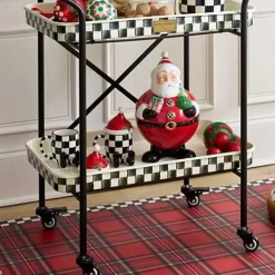 MacKenzie-Childs Cozy Christmas Lidded Santa Mug< Drinkware|Dinnerware & Flatware