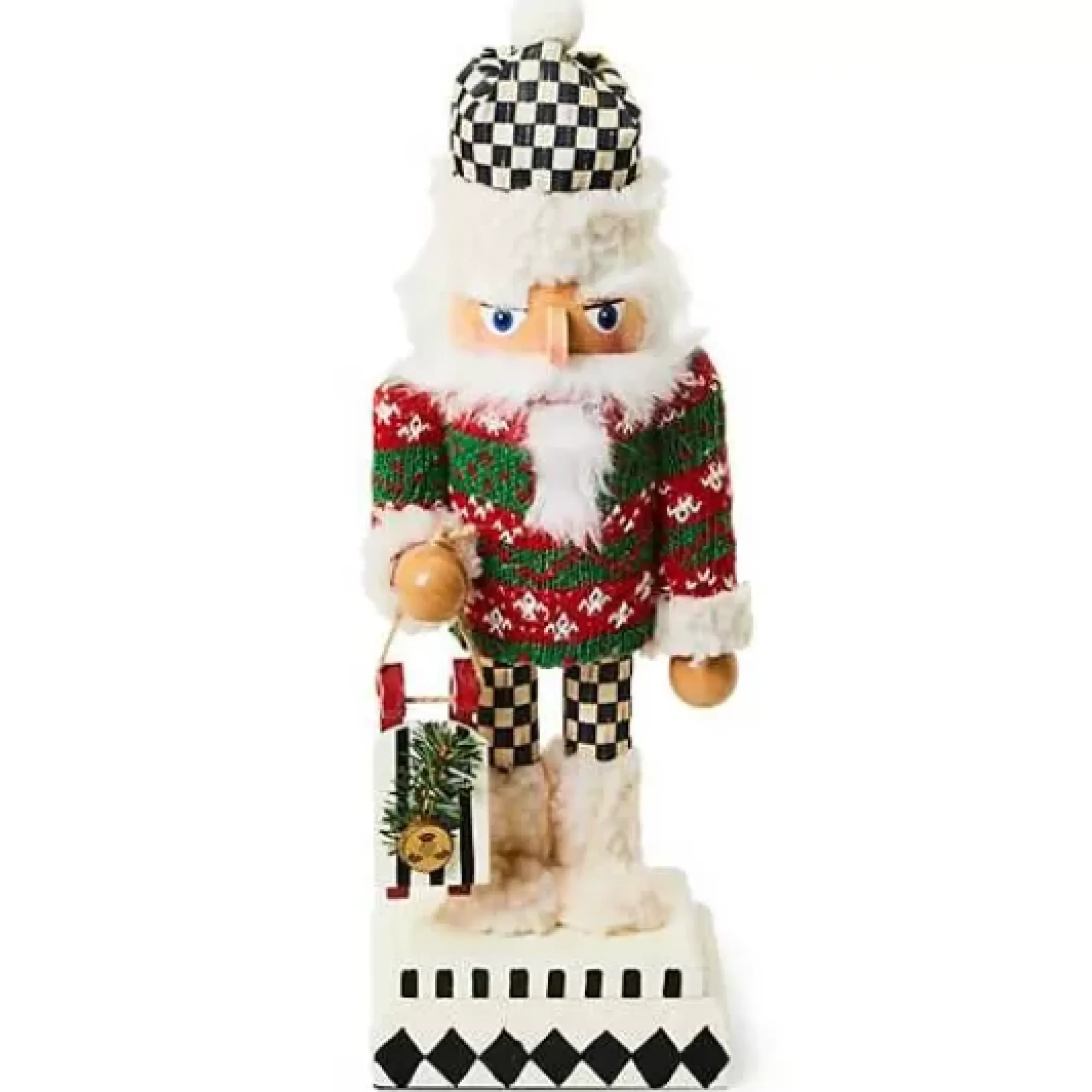 MacKenzie-Childs Cozy Christmas Nutcracker< Room Accents