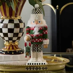 MacKenzie-Childs Cozy Christmas Nutcracker< Room Accents