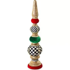 MacKenzie-Childs Cozy Christmas Small Tabletop Finial< Room Accents