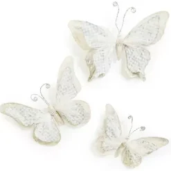 MacKenzie-Childs Crystal Palace Butterfly Clips, Set of 3< Finishing Touches