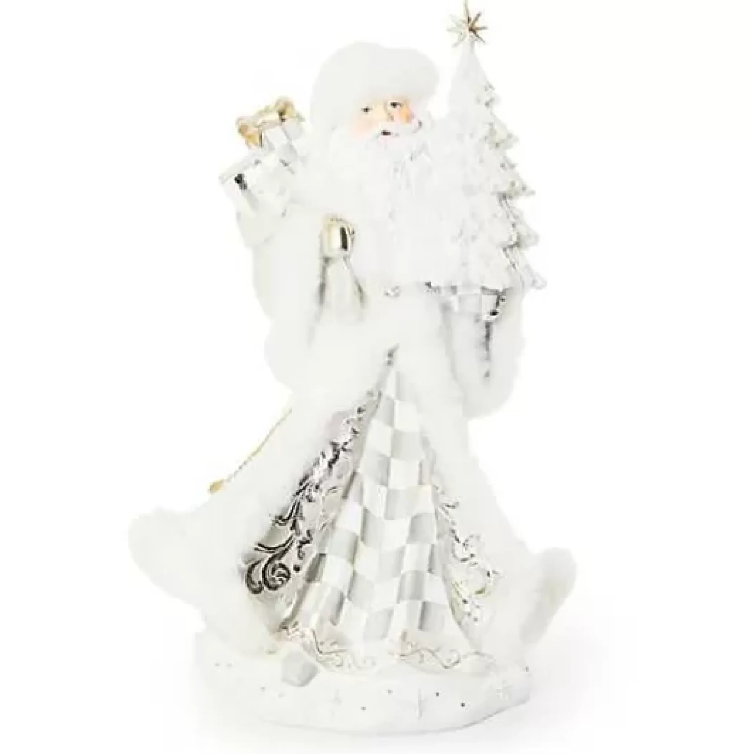 MacKenzie-Childs Crystal Palace Gifting Santa< Holiday|Room Accents