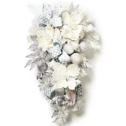 MacKenzie-Childs Crystal Palace Illuminated White Swag< Holiday|Greenery & Florals