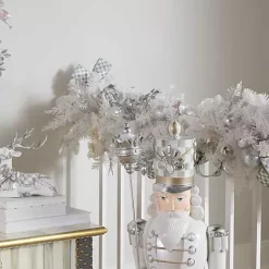 MacKenzie-Childs Crystal Palace Illuminated White Garland< Greenery & Florals|Room Accents