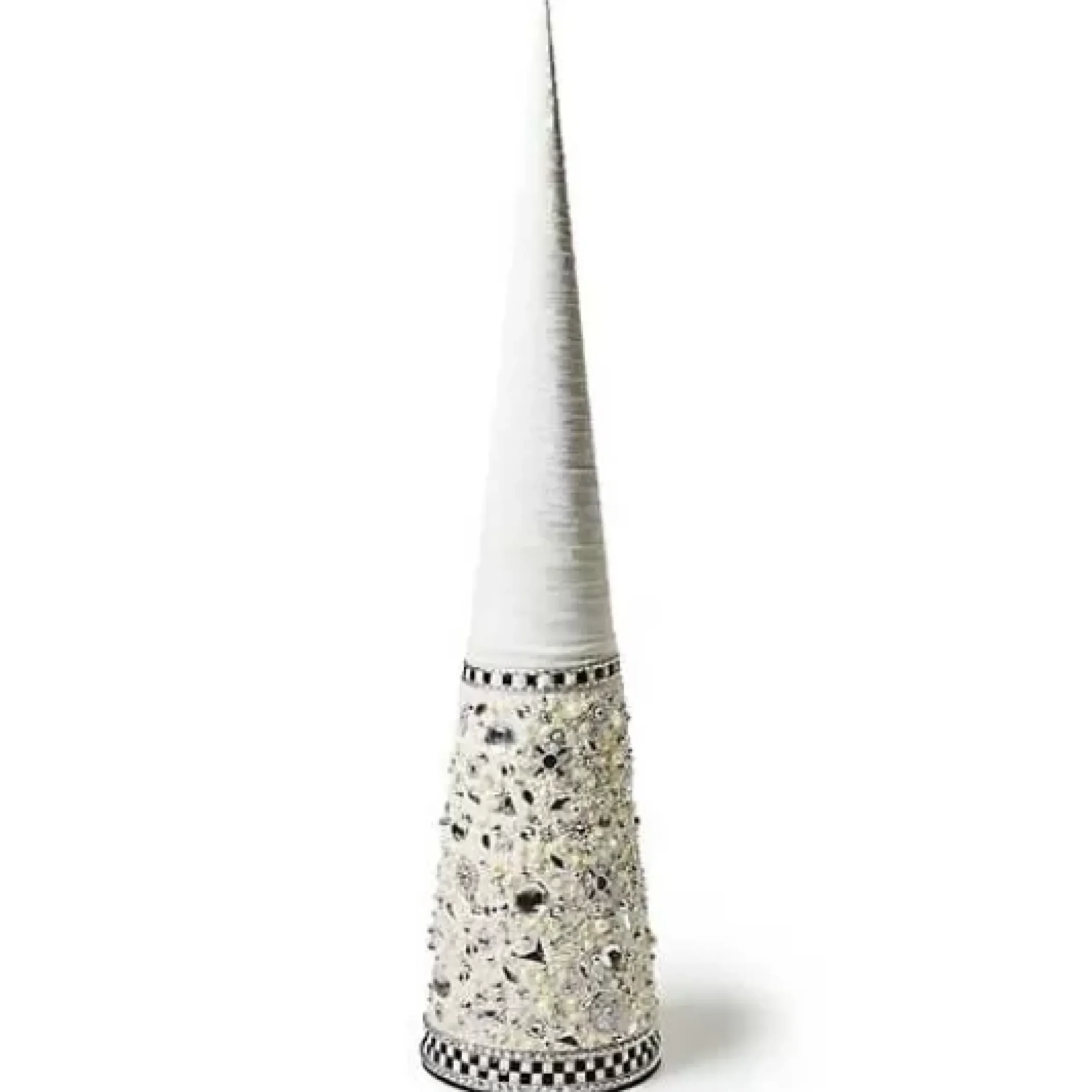 MacKenzie-Childs Crystal Palace Large Beaded Cone Tree< Room Accents