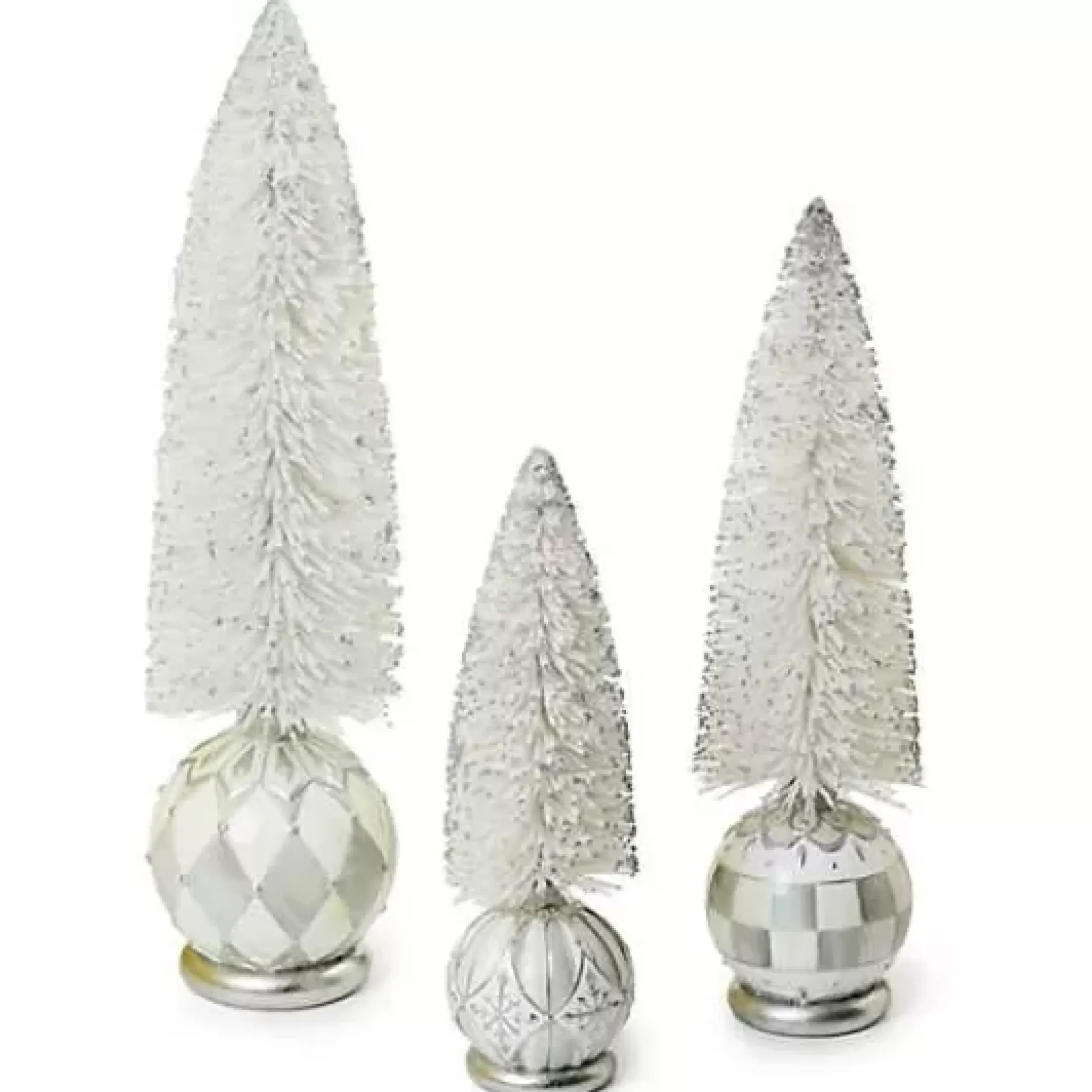 MacKenzie-Childs Crystal Palace Large Illuminated Bottle Brush Tree< Room Accents