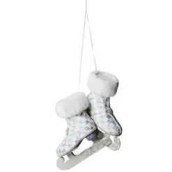 MacKenzie-Childs Crystal Palace Skates Ornament< Holiday