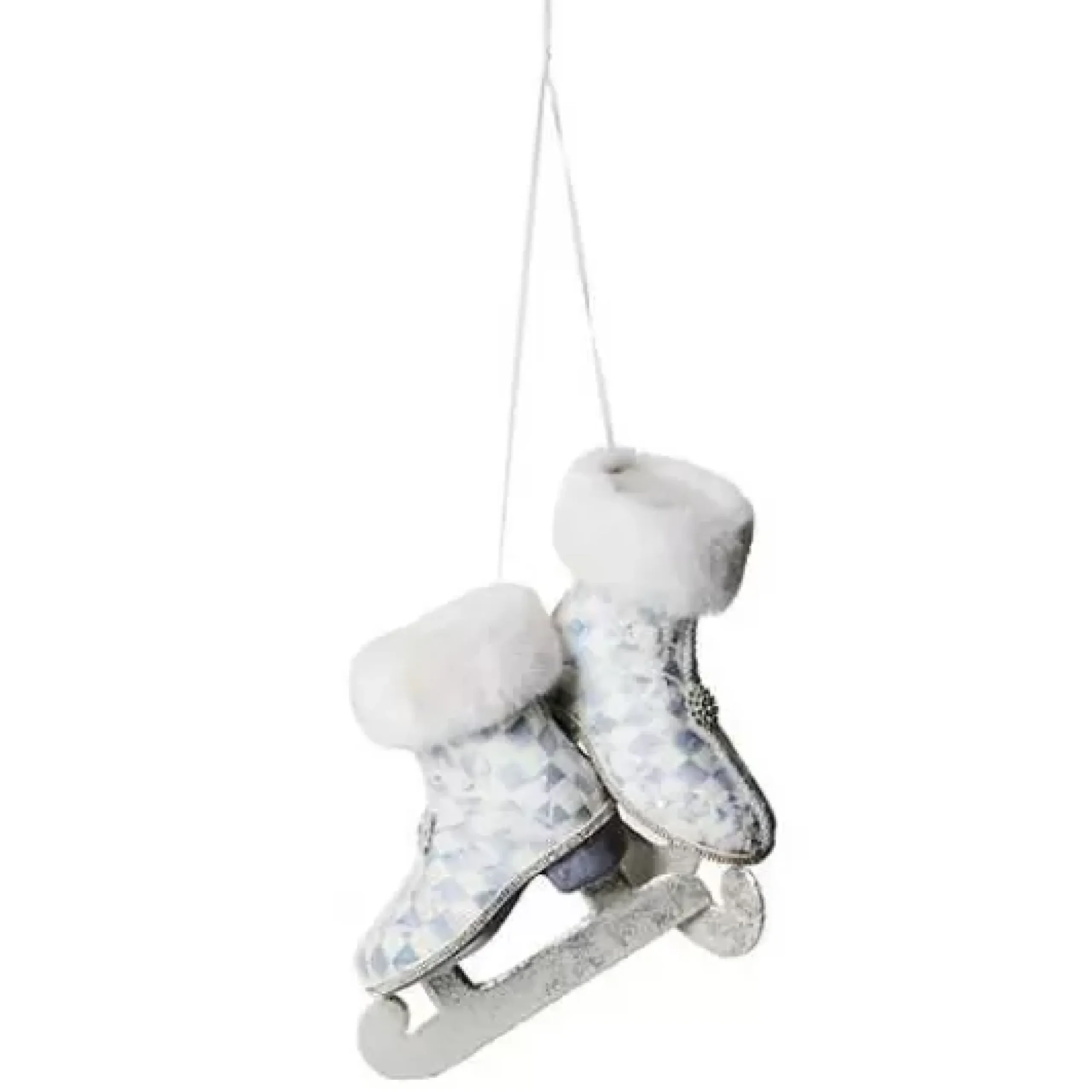 MacKenzie-Childs Crystal Palace Skates Ornament< Holiday