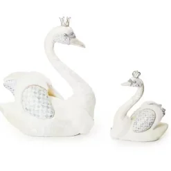 MacKenzie-Childs Crystal Palace Small Embellished Fabric Swan< Room Accents