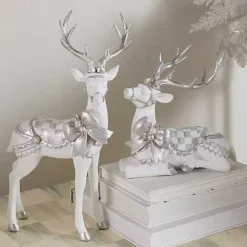 MacKenzie-Childs Crystal Palace Standing White Deer< Room Accents