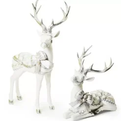 MacKenzie-Childs Crystal Palace Standing White Deer< Room Accents