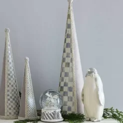 MacKenzie-Childs Crystal Palace Suede Cone Trees, Set of 3< Holiday|Room Accents