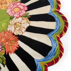 MacKenzie-Childs Cutting Garden 6' Round Rug< Rugs