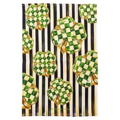 MacKenzie-Childs Dancing Clovers Dish Towel< Spring|Kitchen & Table Linens