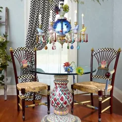 MacKenzie-Childs Dark Flower Basket Side Chair< Dining Room & Kitchen