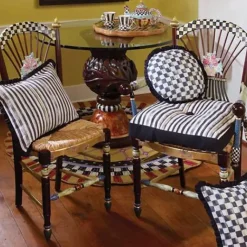 MacKenzie-Childs Dark Flower Basket Side Chair< Dining Room & Kitchen