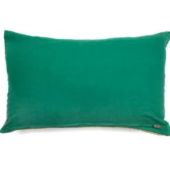 MacKenzie-Childs Deck the Halls Red Lumbar Pillow< Holiday|Pillows, Throws, & Cushions
