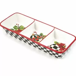 MacKenzie-Childs Deck the Halls Trio< Holiday|Serveware